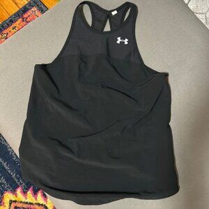 Under Armour Women’s Black Heat Gear Racer Back Tank Top Size Small